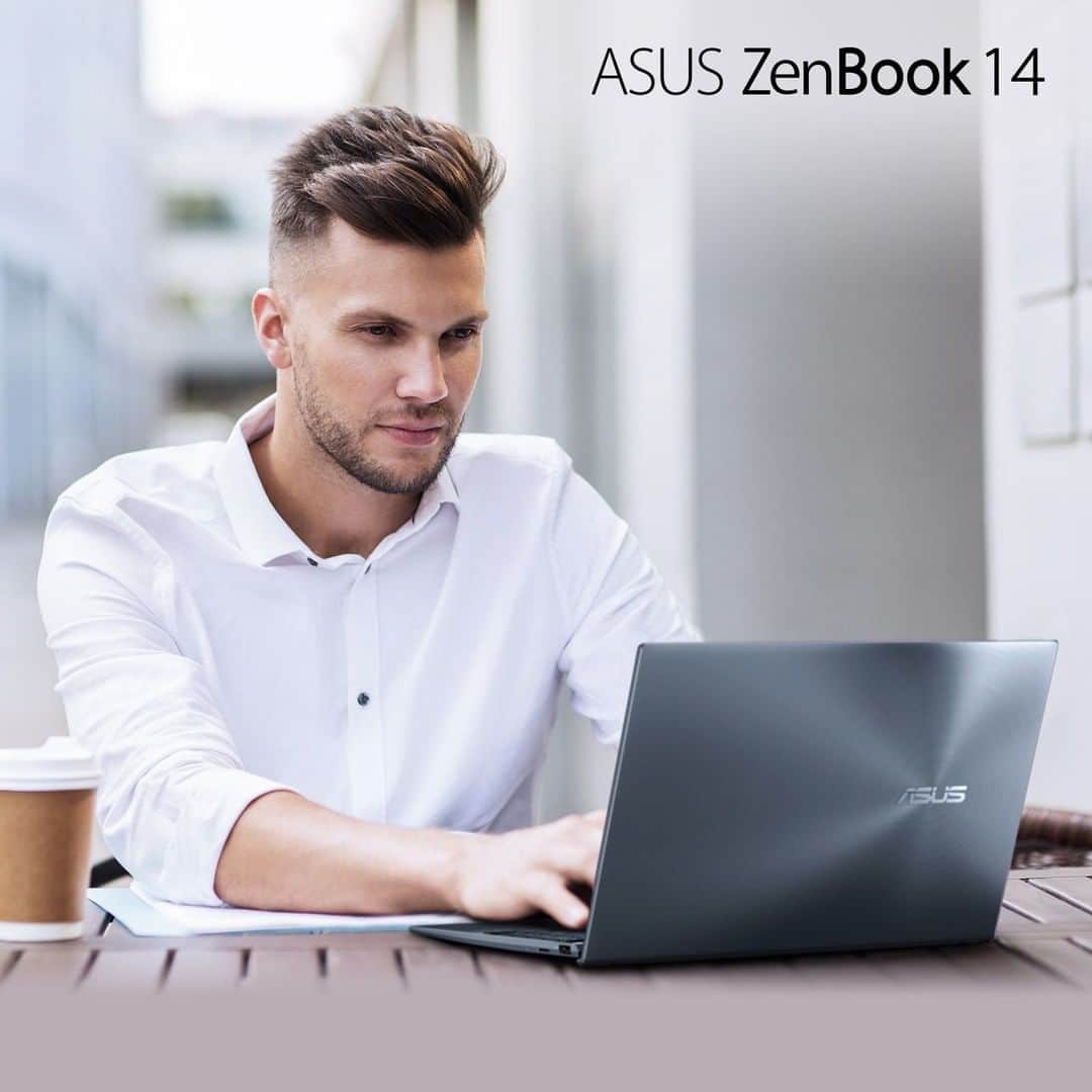ASUSさんのインスタグラム写真 - (ASUSInstagram)「The portable power of #ZenBook 14 lets you #WorkFromHome or anywhere with AMD Ryzen™ 4000 Series Mobile Processor to take on the tough projects.」7月28日 19時40分 - asus
