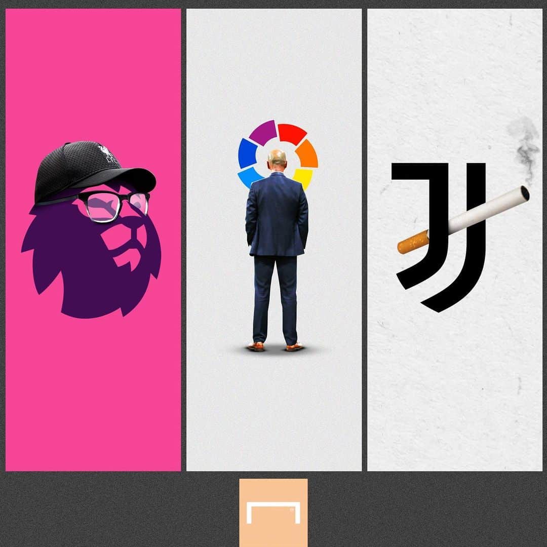 のインスタグラム：「. Iconic League Champions 🏆🏆🏆 . #soccer #football #premierleague #liverpool #klopp #laliga #realmadrid #zidane #seriea #juventus #sarri #サッカー #フットボール #プレミアリーグ #リヴァプール #ラリーガ #レアルマドリー #セリエA #ユヴェントス #⚽」