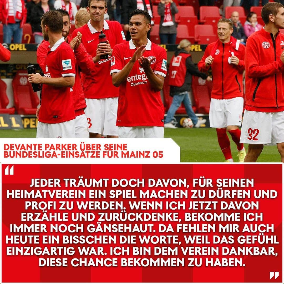 1.FSVマインツ05さんのインスタグラム写真 - (1.FSVマインツ05Instagram)「Alles Gute für deine Zukunft, @devaparker ❤️🙌 . #05nachwuchs #mainz #mainz05 #bundesliga #fußball #karriereende」7月28日 19時54分 - 1fsvmainz05