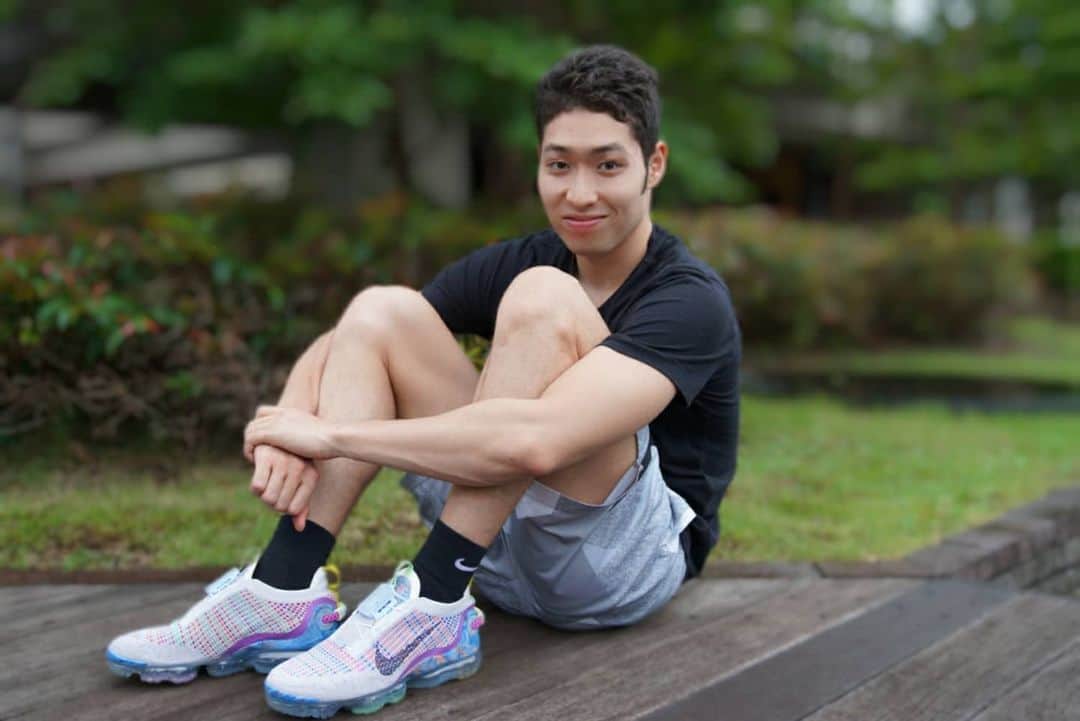 萩野公介のインスタグラム：「サステナブルな お洒落な かっこいいスニーカー！ お気に入り💯  #ヴェイパーマックス  @niketokyo」