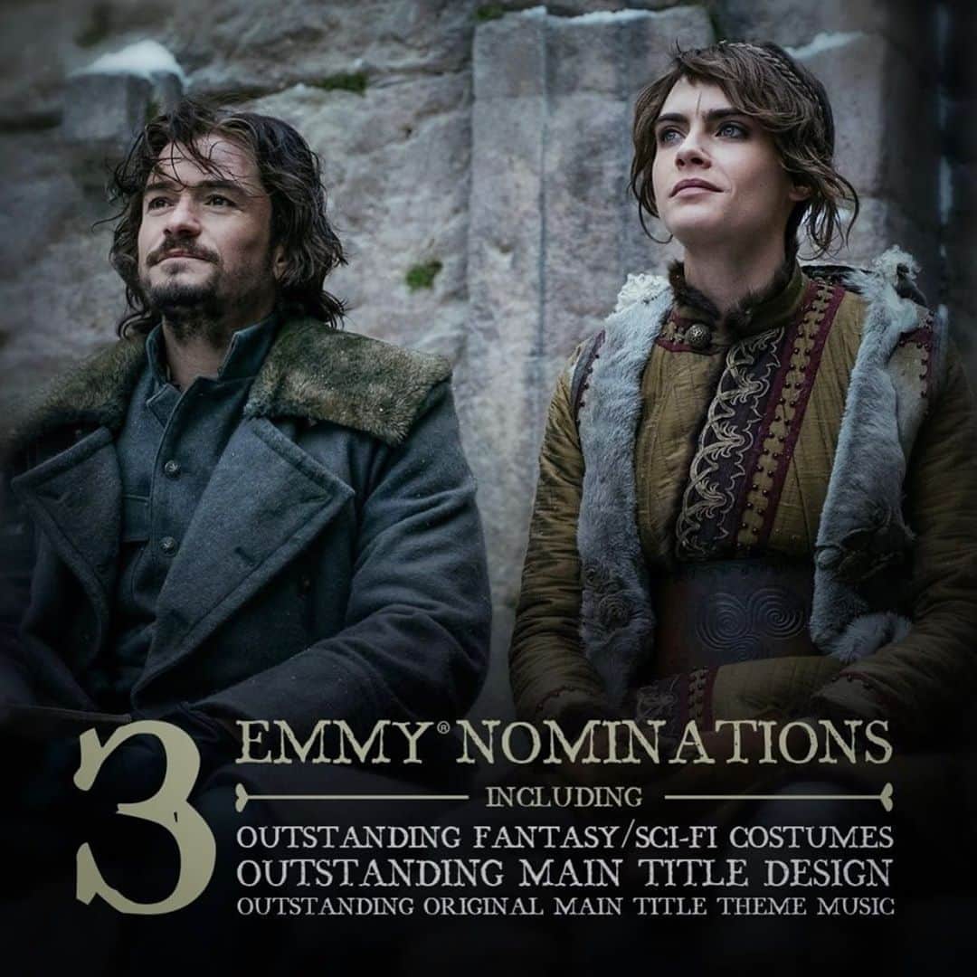 カーラ・デルヴィーニュのインスタグラム：「WOW wow wow...3 @televisionacad nominations! Congratulations to the most incredible team and crew @carnivalrow I am so beyond lucky to work with such talented people on this project & can’t wait to be back with you all soon for Season 2 🧚🏼‍♂️ #CarnivalRow」