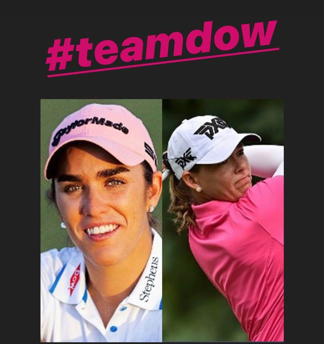 スーザン・ペターセンのインスタグラム：「LPGA Tour is back ! I want to wish my fellow #dowambassadors @mariafassi1 and @katkirkgolf all the best. Play well, but most importantly be safe:) #teamdow #teamup @dowglbi @lpga_tour」