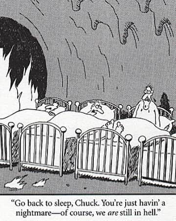 ジョン・ロス・ボウイさんのインスタグラム写真 - (ジョン・ロス・ボウイInstagram)「We all think about this #farside cartoon every morning, right?」7月28日 23時59分 - johnrossbowie