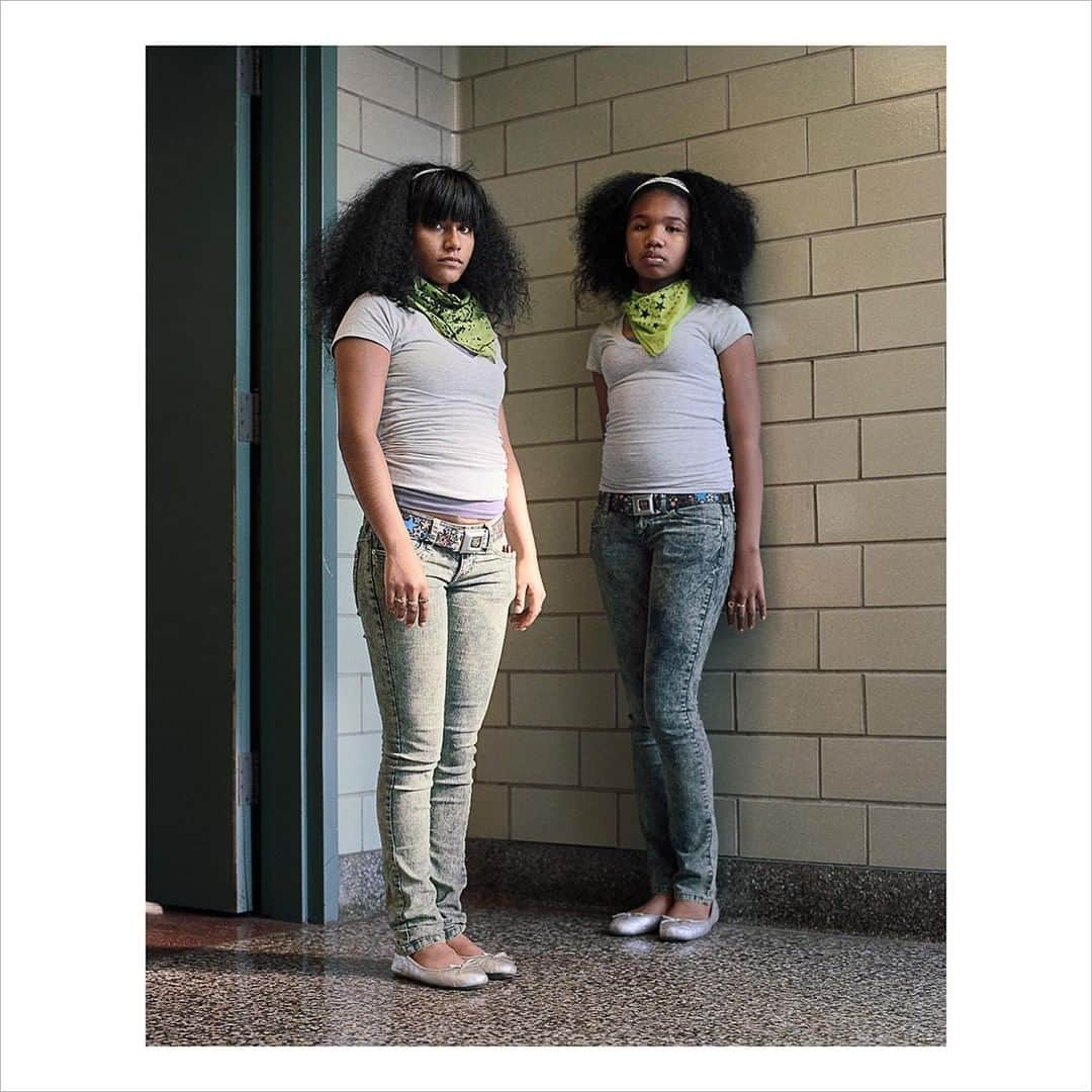 Magnum Photosさんのインスタグラム写真 - (Magnum PhotosInstagram)「“I came up with the title of 'Resemblance' for my project on adolescence because I was envious that some students got to go to school with others who looked like them - I had been the only black person in my grade, growing up. While making the work, one of the three schools I was photographing in had a 'spirit week' and this day in particular was Twin Day. The girls were best friends.”⁠ .⁠ @hannahprice_photovideo’s image of Twin Day, from her series ‘Resemblance’ is available until Sunday August 2 for just $100.⁠ .⁠ Solidarity, the July Magnum Square Print Sale, in support of the @naacp and in collaboration with @voguemagazine, is live for 1 week only!⁠ .⁠ This is a unique opportunity to purchase signed or estate-stamped prints by over 100 of the world’s leading photographic artists in an exclusive 6x6” format for $100.⁠ .⁠ Magnum photographers and Vogue are both donating 50% of their proceeds to the National Association for the Advancement of Colored People (@naacp), the longest-running, and largest civil rights organization in the United States.⁠ .⁠ The NAACP’s mission is to eliminate race-based discrimination and uphold equality of rights of all persons.⁠ .⁠ Visit the link in bio to see all the images available.⁠ .⁠ PHOTO: Twin Day. Rochester, New York, USA. 2008. From the series Resemblance.⁠ .⁠ © @hannahprice_photovideo/#MagnumPhotos⁠ ⁠ #MAGNUMSQUARE #Solidarity #printsale」7月29日 0時04分 - magnumphotos