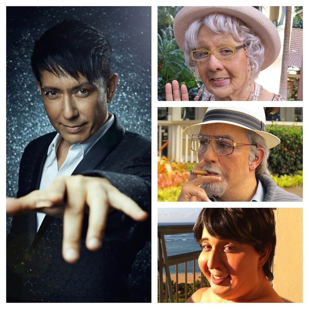 Amazing JIROさんのインスタグラム写真 - (Amazing JIROInstagram)「8 years ago.  I transformed Cyril the Magician into three persons of different ages and sexes with Special Effects Makeup! Good old days in Hawaii. Title of TV Show: “Cyril’s Family Vacation Hawaii Edition” ．  8年前、マジシャンのセロを年齢や性別もバラバラの３人に特殊メイクで変身させました！ ハワイでの懐かしい思い出です。 番組タイトル"セロのマジカル・バケーション in Hawaii." ．  Model : Cyril @cyrilmagic ． #amazing_jiro #cyriltakayama #cyrilmagic #specialeffects #sfx #sfxmakeup #oldage #aging #transformation #art #makeup #magic #magician #entertainer #entertainment #hawaii #AXNJapan #セロ #特殊メイク #老人メイク #アート #メイク #マジック #マジシャン #エンターテイメント #ハワイ #海外ドラマ #ミステリー」7月29日 0時13分 - amazing_jiro