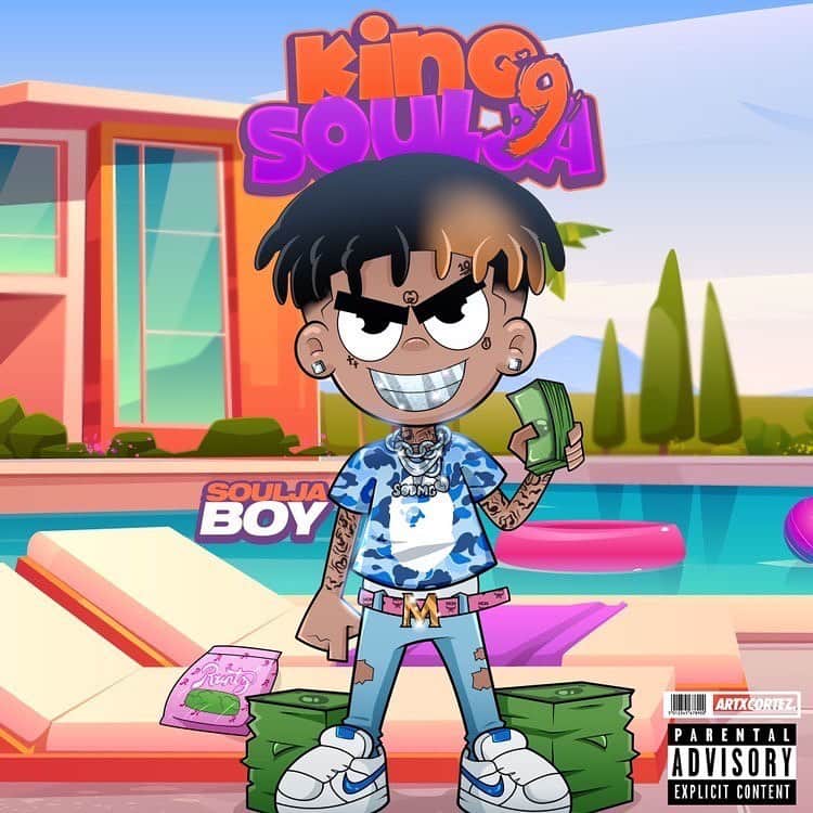 ソウルジャ・ボーイ・テレムのインスタグラム：「Birthday vibes! Thanks for the love! King Soulja 9 out now! ‼️🔥🙏🏾」