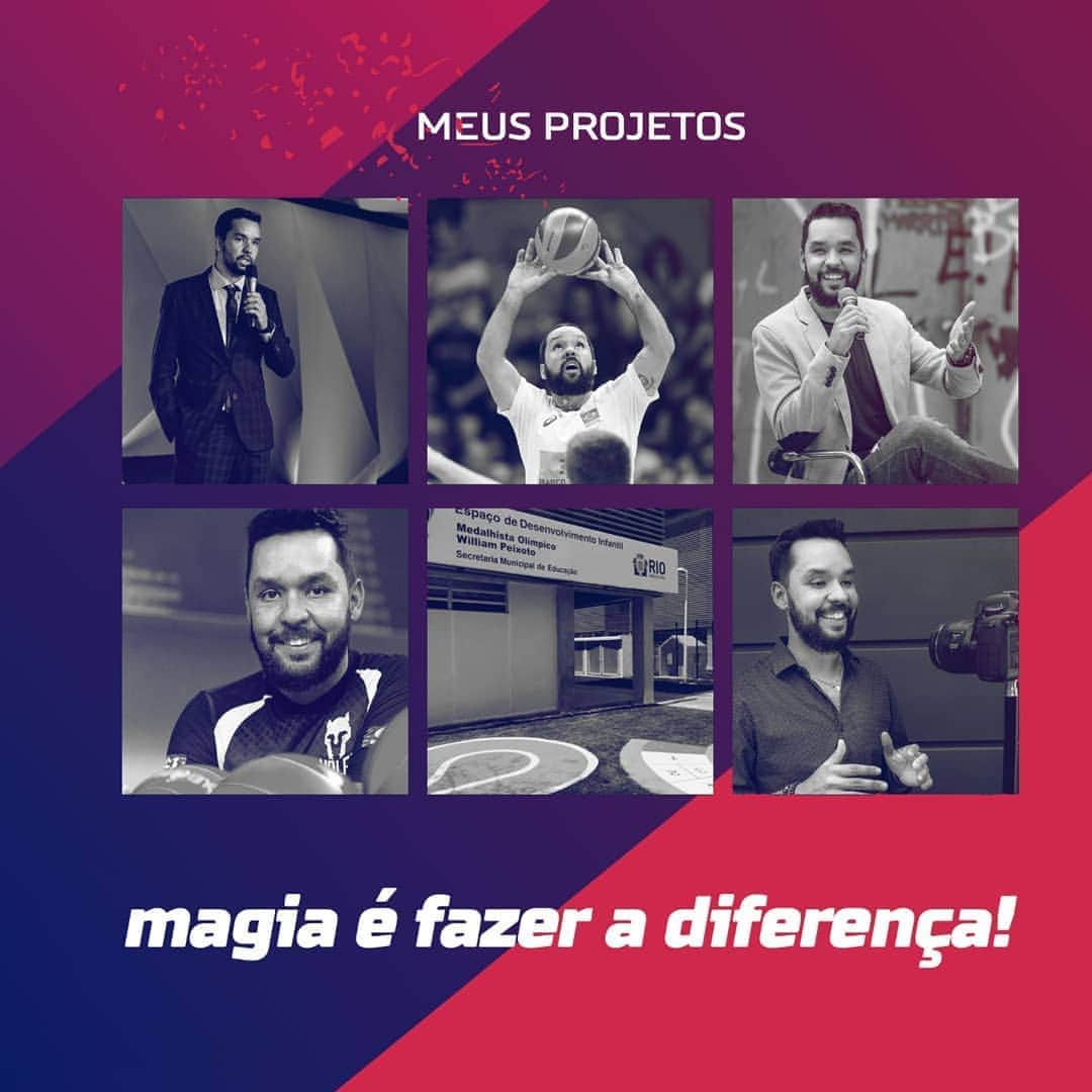 ウィリアム・アルジョナのインスタグラム：「Um convite pra você conhecer meus projetos e minha forma de atuar, dentro e fora das quadras!  #magiaefazeradiferenca  Representação da marca e imagem: @sejogabeth. Marca e comunicação: @nacionebranding. Criação do site: @agenciawebnauta e @solluti_tec. Fotos: @beatrizalbuquerque1952 e @manculitte.  ___________________ #WMWilliamElMago #WilliamElMago #WM #sejogabeth #nacionebranding #agenciawebnauta #sollutitec #beatrizalbuquerque #claudiomanculi」