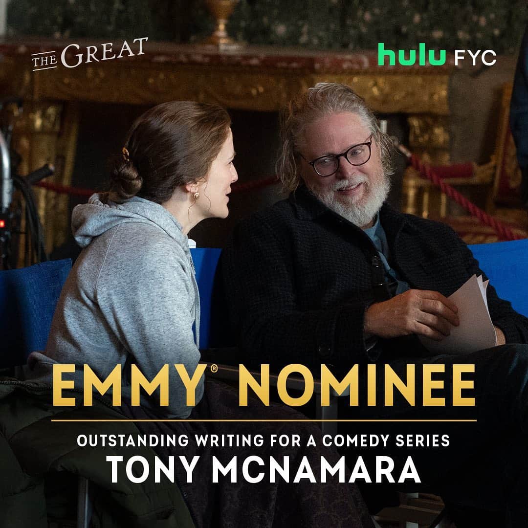 Hulu Home of Emmy-winningさんのインスタグラム写真 - (Hulu Home of Emmy-winningInstagram)「A mighty HUZZAH!!! 🥂  @TheGreatHulu has earned a 2 #Emmy nominations: - Outstanding Writing for a Comedy Series - Outstanding Directing for a Comedy Series」7月29日 1時53分 - hulu