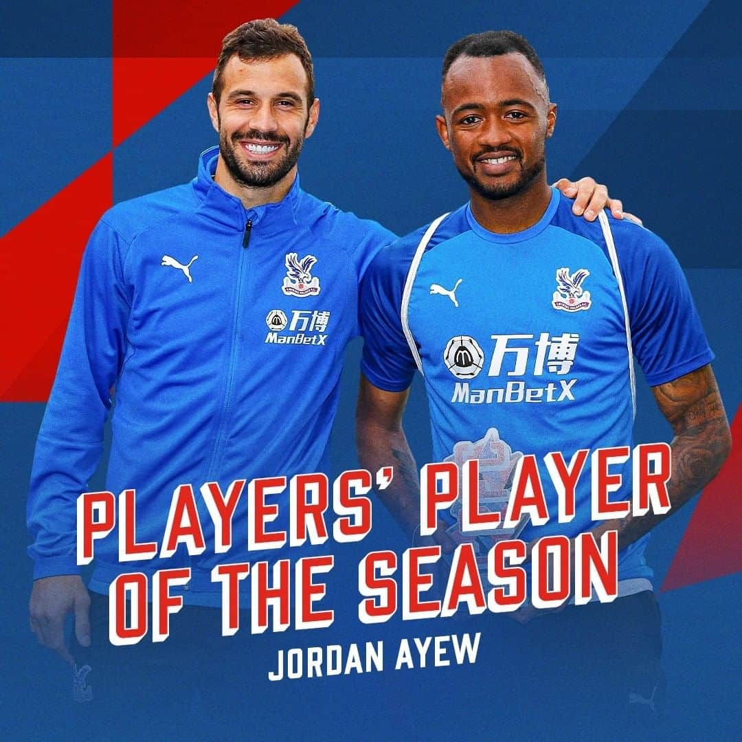 クリスタル・パレスFCさんのインスタグラム写真 - (クリスタル・パレスFCInstagram)「🤩 Jordan Ayew clinches the 2019/20 Players' Player of the Year Award! ⁣ ⁣⁣⁣ #CPFC #PremierLeague #PL #PalaceAwards2020」7月29日 4時11分 - cpfc