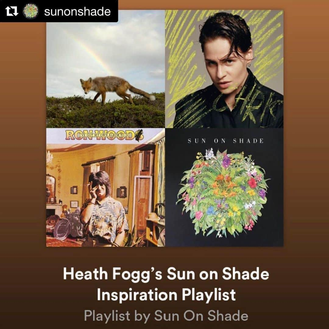 アラバマ・シェイクスのインスタグラム：「#Repost @sunonshade  ・・・ New playlist up on @spotify with a bunch of songs that inspired the Sun On Shade album」