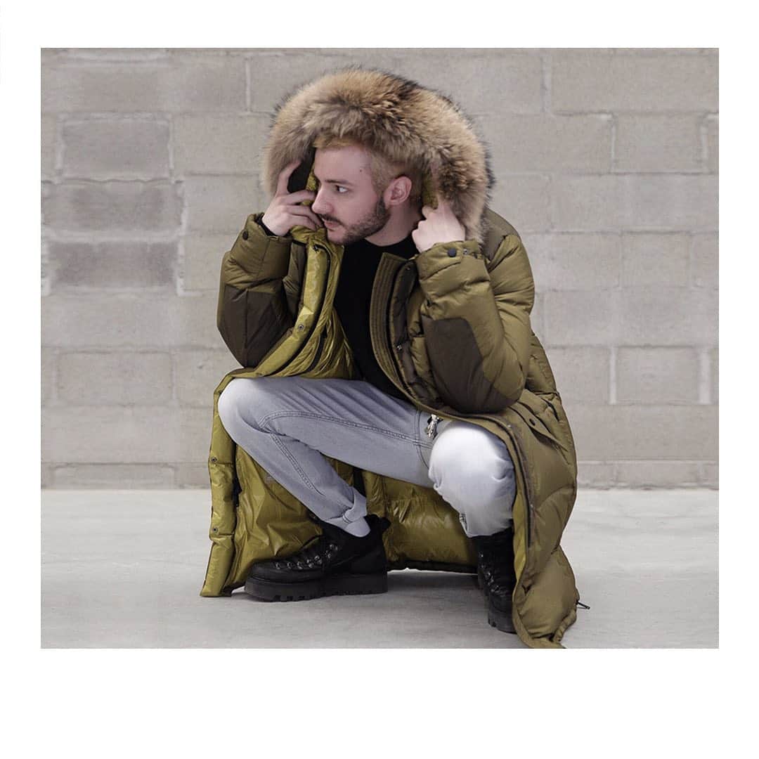 のインスタグラム：「@jacopo.schena wears #add down parka Discover addpeople at link in bio #addmilanopeople #style #coat #jacket #style #coat #jacket #people #man #boy #manstyle」