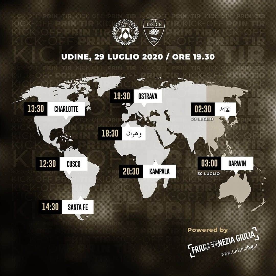 ウディネーゼ・カルチョさんのインスタグラム写真 - (ウディネーゼ・カルチョInstagram)「Last home match 🔥  Where will you be tuning in to Udinese vs Lecce from tomorrow? 🌏  #UdineseLecce #ForzaUdine #AlèUdin」7月29日 5時00分 - udinesecalcio