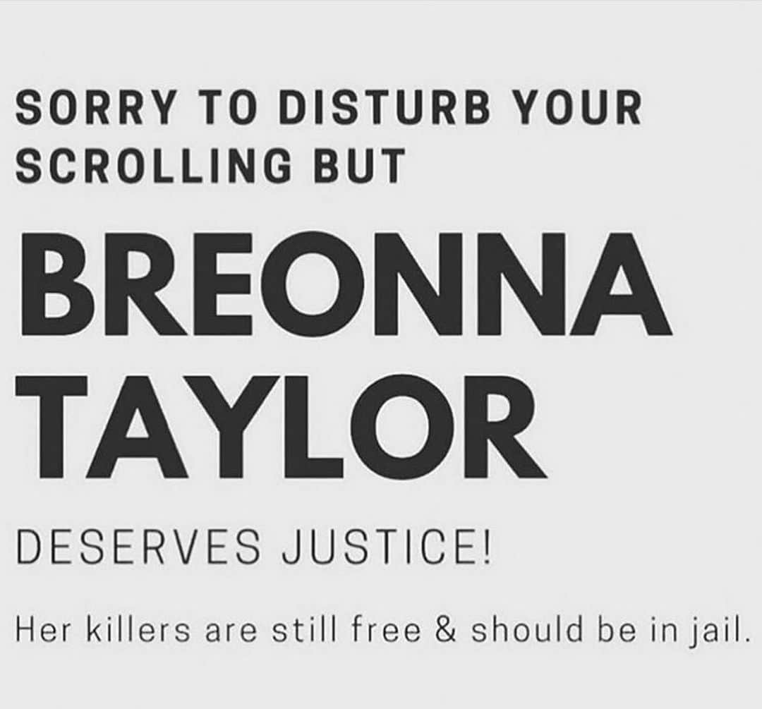 セリタ・エバンクスのインスタグラム：「Nah we ain’t forget... Demand justice for Breonna Taylor!!! #breaonnataylor #arrestthecopswhokilledbreonnataylor #BLM ✊🏾✨ SIP」