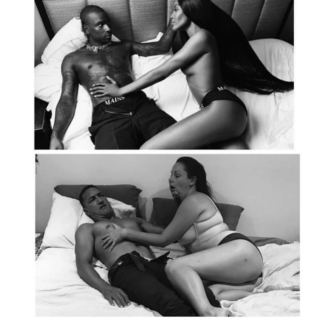 セレステ・バーバーのインスタグラム：「THAT’S NOT 6 FEET! #celestechallengeaccepted  #celestebarber  #funny  #naomicampbell」