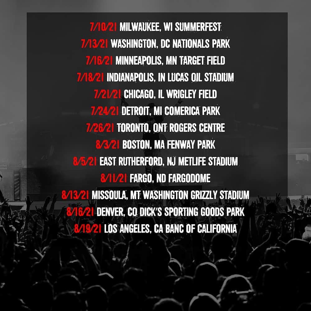 Guns N' Rosesさんのインスタグラム写真 - (Guns N' RosesInstagram)「Tour dates rescheduled 👉」7月29日 10時12分 - gunsnroses