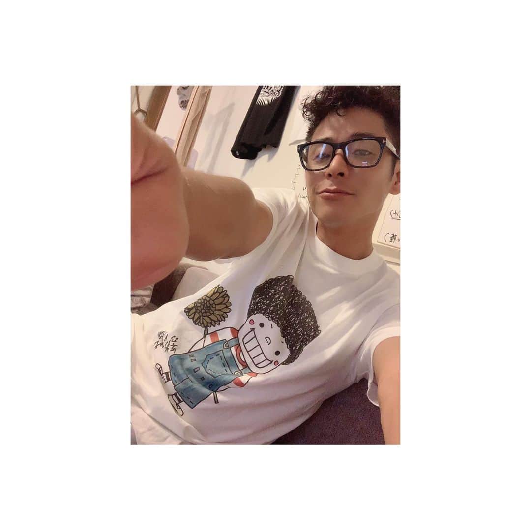 永井佑一郎さんのインスタグラム写真 - (永井佑一郎Instagram)「後輩のひとみがデザインしたTシャツ！  可愛い！」7月29日 10時52分 - yuichirou_nagai