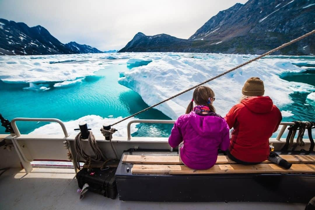 National Geographic Travelさんのインスタグラム写真 - (National Geographic TravelInstagram)「Photo by @MartinEdstrom  Watching the icebergs float by is one of the best pastimes of a sailing trip to Greenland. You might think the mountains and landscape would draw more attention among the crew, but as we sailed through the eastern Greenland fjords, everyone was always more mesmerized by the massive shapes of ice floating past. It's an endless sea of white sculptures where you feel an almost primal connection to the elements, akin to when you're sitting at a campfire staring into the flames.  Follow @MartinEdstrom for more images from Greenland and the Nordics. #greenland #exploringhome #icebergs #sailing」7月29日 13時09分 - natgeotravel