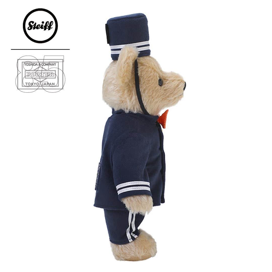 吉田カバン 表参道さんのインスタグラム写真 - (吉田カバン 表参道Instagram)「PORTER / YOSHIDA 85th Anniversary Project PORTER × Steiff Teddy Bear を発売します。  吉田カバン創業85周年を記念し、世界最古のぬいぐるみメーカーSteiff（シュタイフ）に製作を依頼したPORTER×Steiff Teddy Bearを発売します。  1880年ドイツで創業し今年で140周年を迎えるSteiffは、世界で初めてぬいぐるみを作り、テディベアを誕生させました。創業以来、妥協のないものづくりの精神は今も受け継がれ、親から子へ、子から孫へと、時代を超えて世界中の様々な人々から愛され続けています。  創業140周年を記念し日本限定で製作されたテディベアが、PORTERブランドの由来でもある“ポーター”※1 に扮したスペシャルなモデルです。付属する木製のカバンは日本が誇る老舗家具メーカー、カリモクに製作を依頼しました。 ※1 ホテルなどでお客様のカバンを預かる職業。常にカバンに触れ、カバンの良さを知る者であるということから、PORTERのブランド名の由来となっています。  Steiff×PORTER Teddy Bearは、7月29日（水）よりPORTER OMOTESANDOにて先行予約を行います。  先行予約開始日：7月29日（水）～ 場所：PORTER OMOTESANDO the PORTER Gallery 1  限定商品の証である白タグにシリアルナンバーが入り、証明書が付属するスペシャルなアイテムです。是非店頭でご覧ください。  the PORTER Gallrey 1：PORTER OMOTESANDO 1Fに併設されたギャラリースペースです。国内外のブランドやアーティストなどの垣根を超えたイベントを定期的に開催しています。  ©Margarete Steiff GmbH 2020  #吉田カバン #ポーター #porter #luggagelabel #porteryoshida #madeinjapan #japan #porterflagshipstore　#omotesando #theportergallery1 #85thanniversary #heatandsoulintoeverystich #steiff #knopfimohr #steiffteddy #steiffbear #teddybear #テディベア #シュタイフ #2020 #Karimoku #カリモク」7月29日 13時15分 - porter_flagship_store