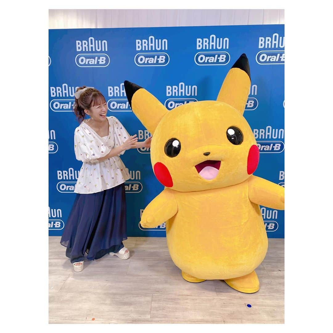 辻希美さんのインスタグラム写真 - (辻希美Instagram)「今日はオーラルB 夏休みスマイルはみがきプロジェクトのキックオフイベントに出演させていただきました😄🦷💕💕"  #オーラルB夏休みスマイルはみがきプロジェクト #キックオフイベント #BRAUN #Oral_B #オーラルB」7月29日 13時27分 - tsujinozomi_official