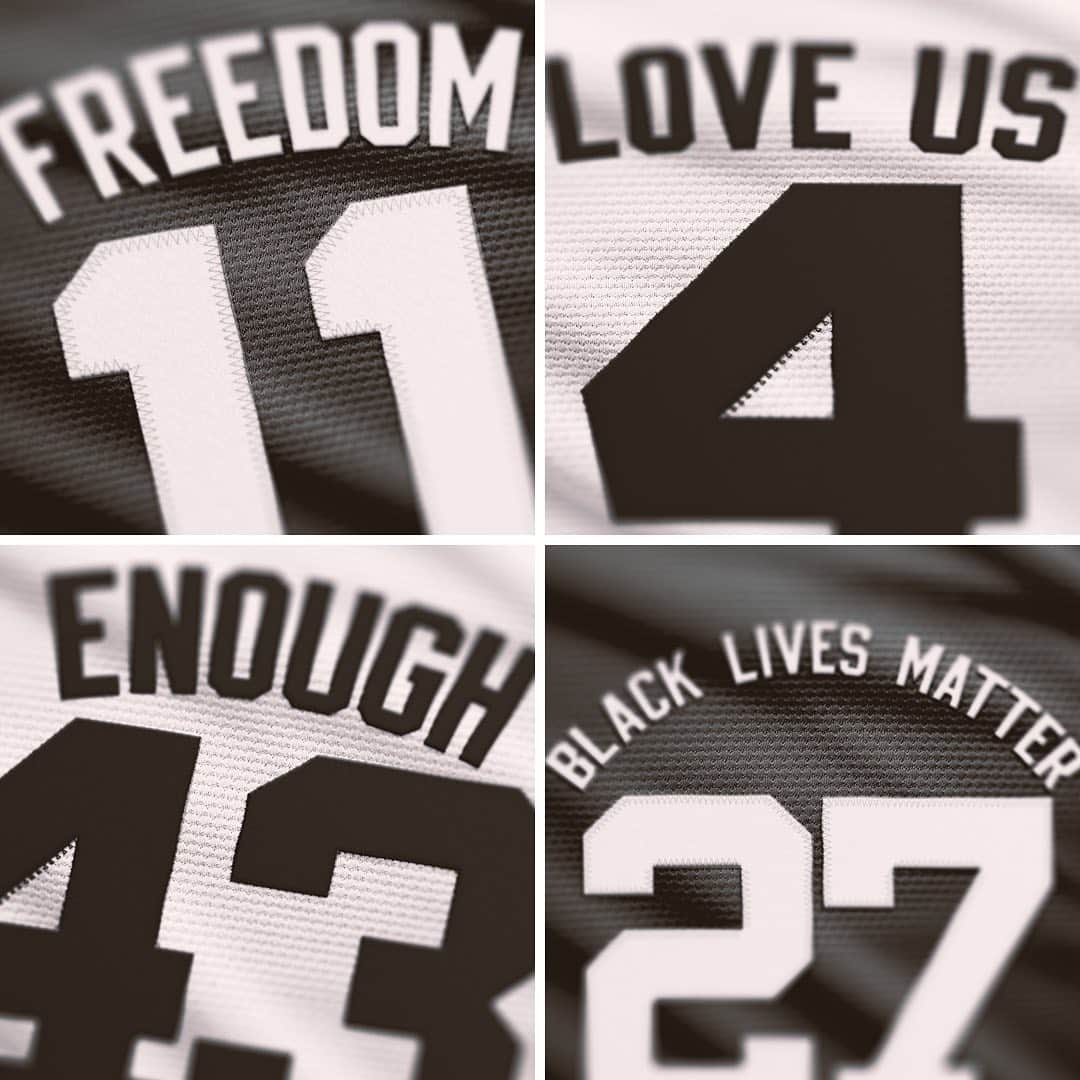 ボストン・セルティックスさんのインスタグラム写真 - (ボストン・セルティックスInstagram)「#BlackLivesMatter ⁣ #LoveUs ⁣ #RespectUs⁣ #Equality⁣ #Égalité⁣ #Liberation ⁣ #Enough ⁣ #Freedom ⁣ #StandUp⁣ #EducationReform」7月30日 2時18分 - celtics