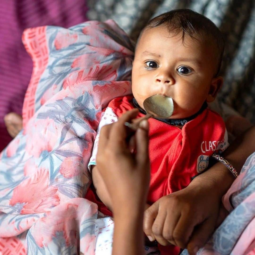 unicefさんのインスタグラム写真 - (unicefInstagram)「🌾 🍽️ 👶🏽 From farm to plate to a growing young mind. Efforts to slow the spread #COVID19 are making it harder to produce, transport and buy the nutritious foods that children need to survive. But a programme in India is delivering freshly grown vegetables to families at home, ensuring children like Mityasi keep growing up healthy and strong.⠀ ⠀ © UNICEF/Panjwani」7月30日 0時45分 - unicef