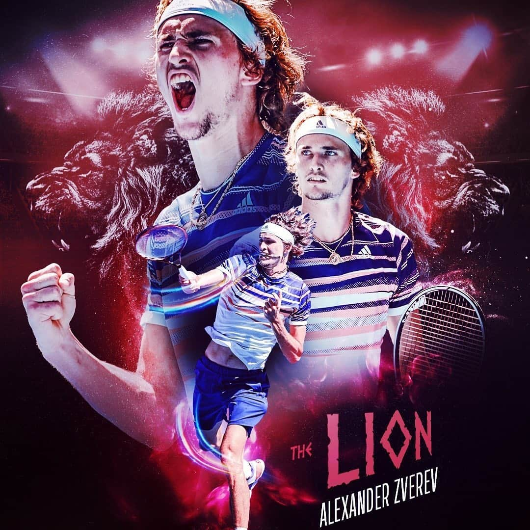 アレクサンダー・ズベレフさんのインスタグラム写真 - (アレクサンダー・ズベレフInstagram)「Hear me ROAR🦁 @ultimate_tennis_showdown」7月30日 0時53分 - alexzverev123