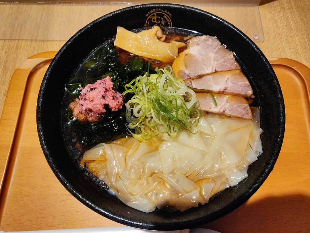 つけMen野郎さんのインスタグラム写真 - (つけMen野郎Instagram)「冷やし梅生姜 五福星(むぎくらべ) 冷やしたワンタン最高。むちむちの麺も最高。腹も心も満たされまくりすてぃ。」7月30日 1時23分 - bokurarri