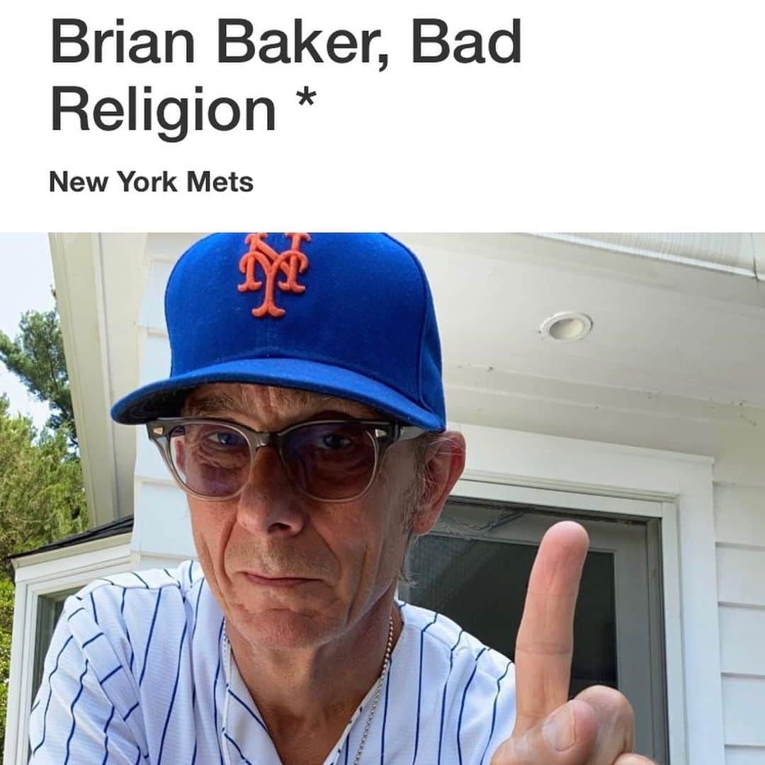 Bad Religionさんのインスタグラム写真 - (Bad ReligionInstagram)「Remember that time Greg sang the national anthem at a Milwaukee Brewers game? That was cool! Spin Magazine talked to both Greg and Brian about their predictions for the 2020 MLB season, ya-hey PLAYBALL! ⚾️🌭link @spinmag」7月30日 1時48分 - badreligionband