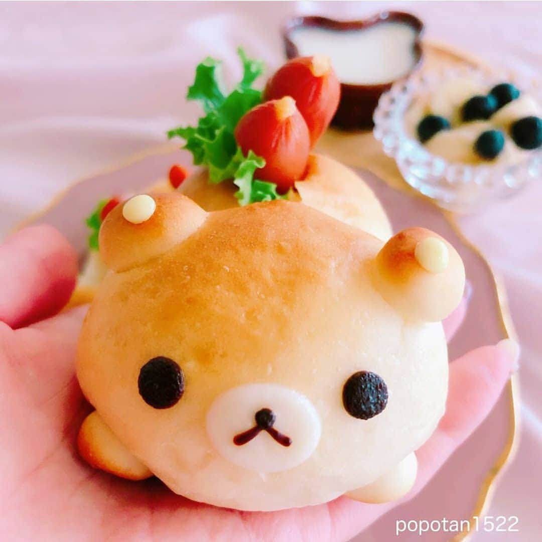 Rilakkuma US（リラックマ）さんのインスタグラム写真 - (Rilakkuma US（リラックマ）Instagram)「Hot dog bread Rilakkuma is an adorable fan-made creation cooked up by @popotan1522! Tag a friend who'd love a bite out of this adorable meal! . . . #rilakkumaus #rilakluma #sanx #kawaii #cutefood #charaben #リラックマ #サンエックス」7月30日 2時01分 - rilakkumaus