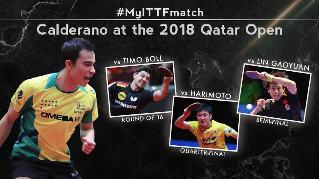 ITTF Worldさんのインスタグラム写真 - (ITTF WorldInstagram)「Remember when 🇧🇷@hugocalderano reached the final in 🇶🇦Qatar...  We'll show 1 of his 3 matches in full this weekend... YOU VOTE!! 🗳  🆚 Timo Boll 🇩🇪 🆚 Tomokazu Harimoto 🇯🇵 🆚 Lin Gaoyuan 🇨🇳  #MyITTFmatch」7月29日 18時00分 - wtt