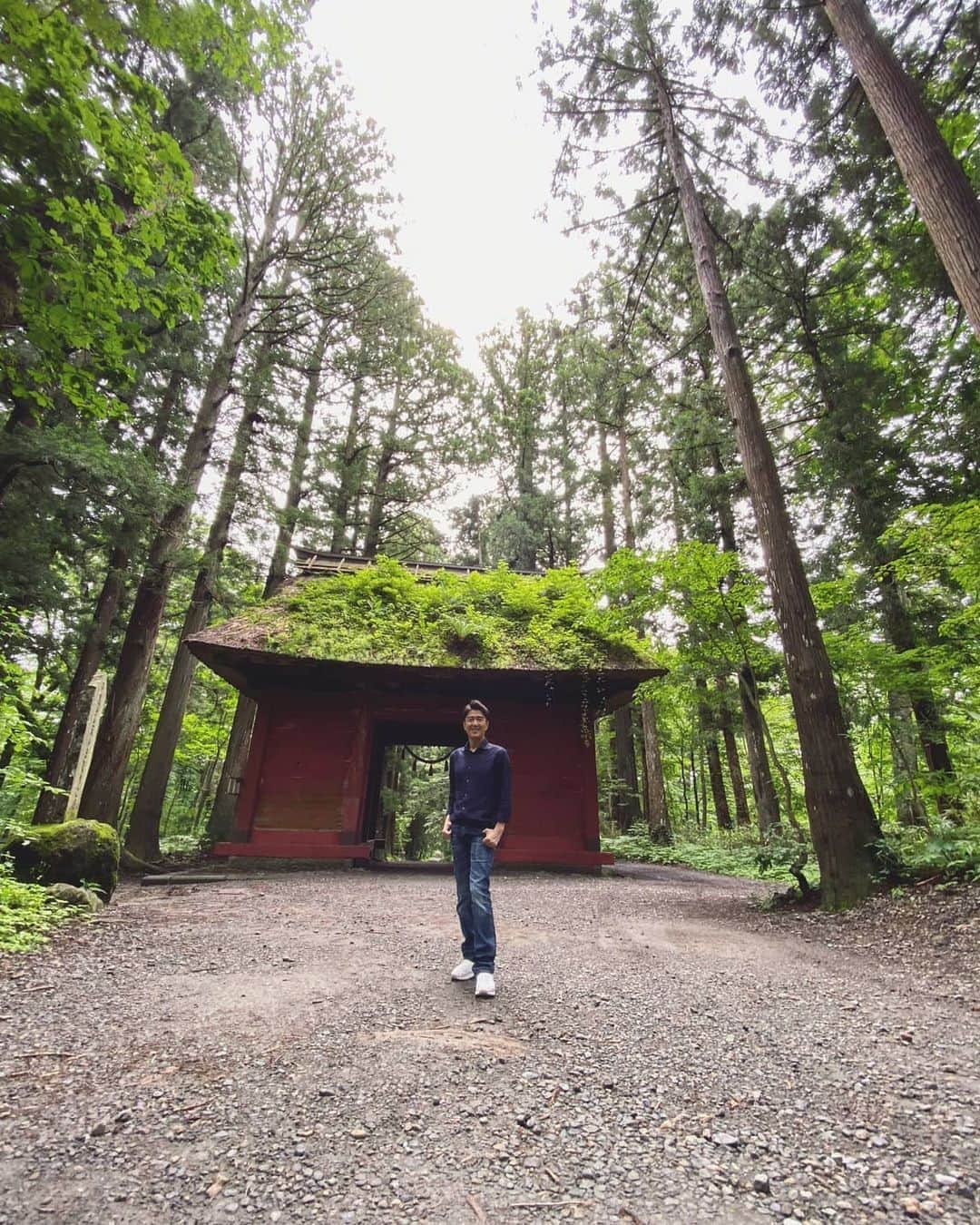 池森秀一さんのインスタグラム写真 - (池森秀一Instagram)「パワースポット、 #戸隠神社奥社 に行ってきました！マイナスイオンがたっぷり過ぎて頭が超スッキリ^_^びっくり‼️ #DEEN #vocal #池森秀一 #music #musicproducer #パワースポット #戸隠神社奥社参道杉並木 #戸隠」7月29日 18時34分 - ikemori_shuichi