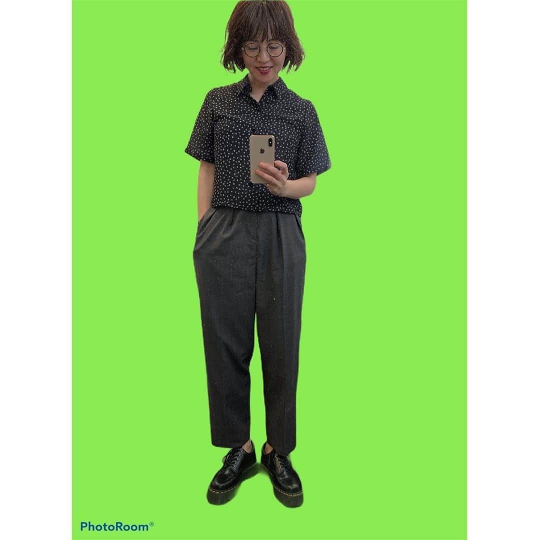 大橋未歩さんのインスタグラム写真 - (大橋未歩Instagram)「モテファッションなんか知らないのだ。好きな服を着るのだw ふかわ&ブラス警察に 見つかりませんようにw  ドクターマーチン、かっこええ。  #私服 #きょコ  #ふかわりょう  #ブラス」7月29日 18時42分 - o_solemiho815