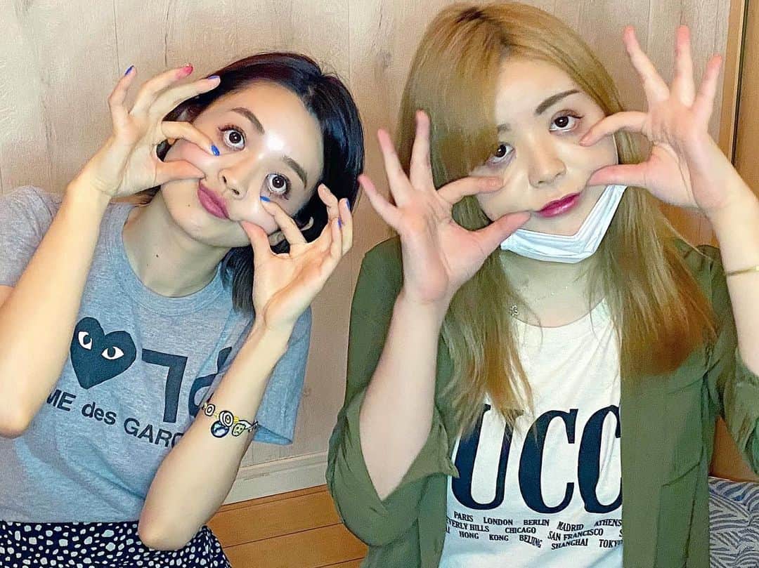 富久美玲のインスタグラム：「_ . ちゅるさん💄💕 とYouTubeコラボ▶️しました＼(^o^)／ . 変身メイクをして頂きました！！！ .」