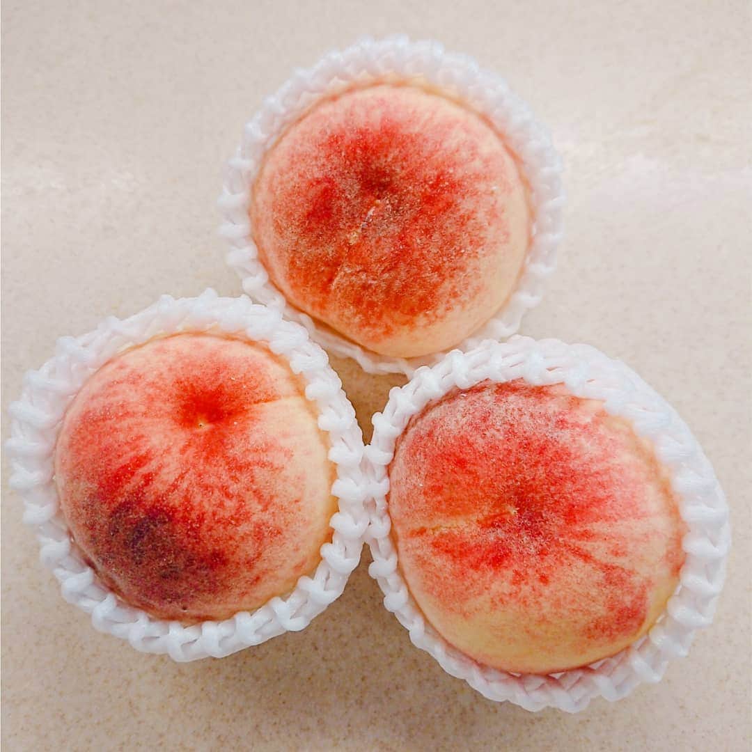 吉井怜さんのインスタグラム写真 - (吉井怜Instagram)「すもももももももものうち もももすももももものうち  桃好き🍑 自分の好きなフルーツが旬の季節になってきました😆 桃はカットして軽くレモン汁をふりかけて食べるのが好き♪ #桃好き #果物好き」7月29日 20時32分 - rei_yoshii