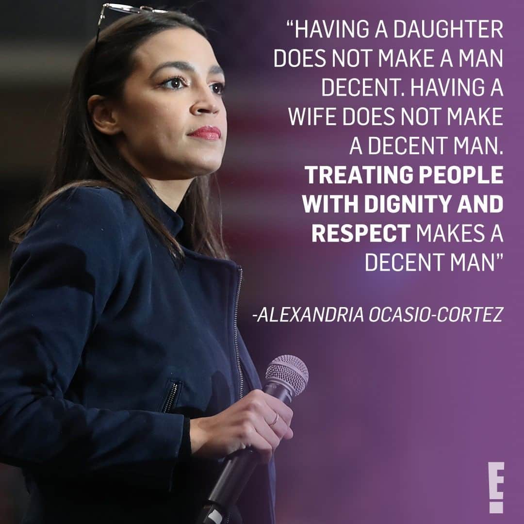E! Onlineさんのインスタグラム写真 - (E! OnlineInstagram)「"I have to show my parents that I am their daughter and that they did not raise me to accept abuse from men.”—@aoc #EmpowHER (📷: Getty)」7月29日 21時00分 - enews