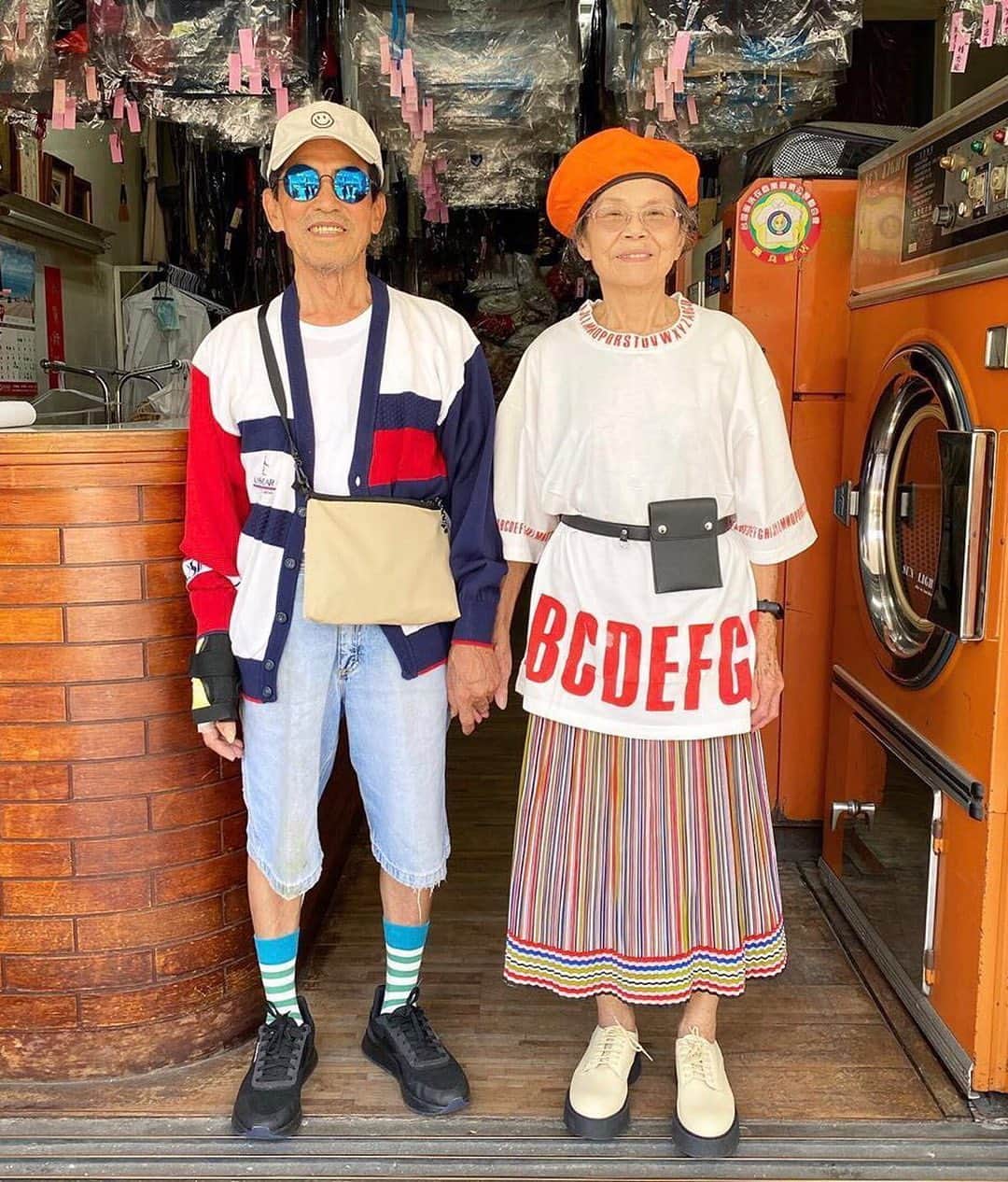 British Vogueさんのインスタグラム写真 - (British VogueInstagram)「Chang Wan-ji, 83, and his wife Hsu Sho-er, 84, own a laundry shop (Wansho Laundry) in central Taiwan which has been managed by the former since he was just 14 years old. More surprising, though, is that the fashionable couple also has a dedicated cult following of more than 500k on their Instagram account, @WantShowAsYoung, in which they dress up in forgotten clothes. From coordinating plaid and minimal suiting to accessories to rival the street-style set, click the link in bio for more as Vogue meets the internet’s favourite octogenarian couple.」7月29日 22時17分 - britishvogue