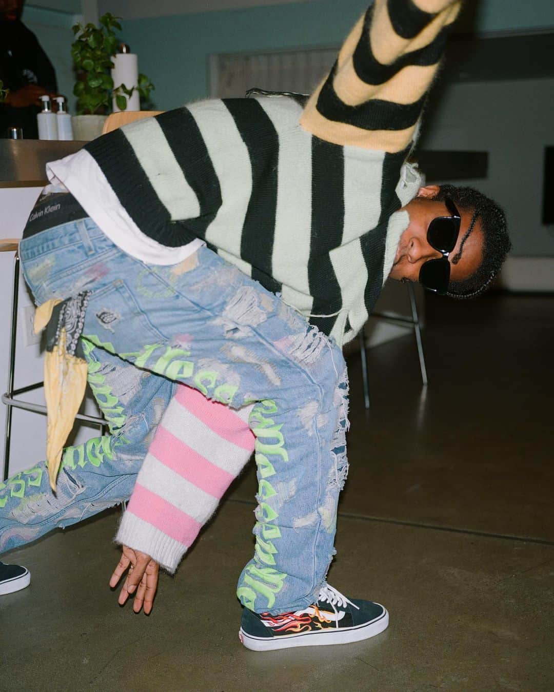 エイサップ・ロッキーのインスタグラム：「EARNING MY STRIPES」