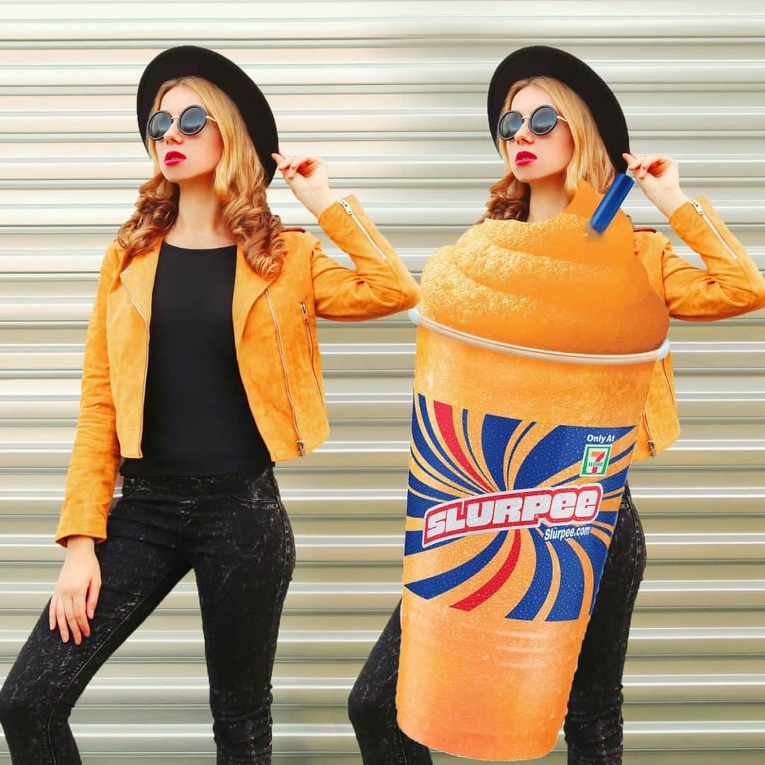 7-Eleven USAさんのインスタグラム写真 - (7-Eleven USAInstagram)「When you see that someone is looking like a Slurpee, you turn them into a Slurpee. That’s the law. DM us a pic and we might turn you into a snack. Again, that’s the law. #lookinglikeasnack」7月30日 0時00分 - 7eleven