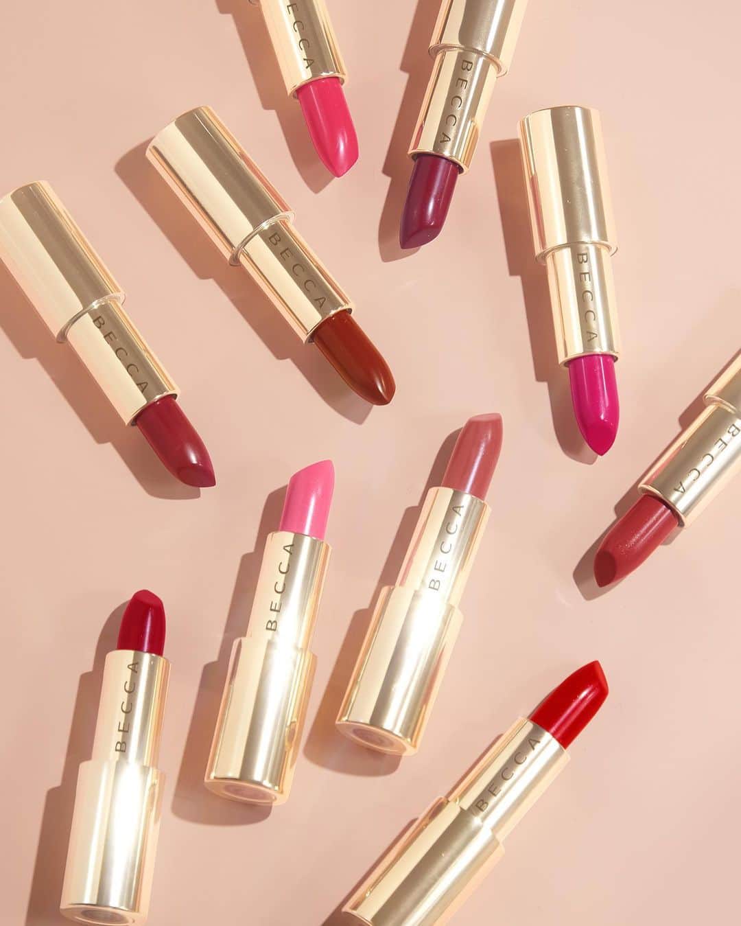 BECCAさんのインスタグラム写真 - (BECCAInstagram)「Celebrate National Lipstick Day with 10 NEW Shades of #BECCAUltimateLipstickLove 💄 The instantly moisturizing, longwearing lip colour in bright new hues to express yourself all day. 💄 ➡️ Swipe to reveal the NEW shades: Sable, Sundae, Melon, Flamingo, Sweetener, Hibiscus, Nectar, Candy Apple, Tangy, Cranberry.」7月30日 0時19分 - beccacosmetics
