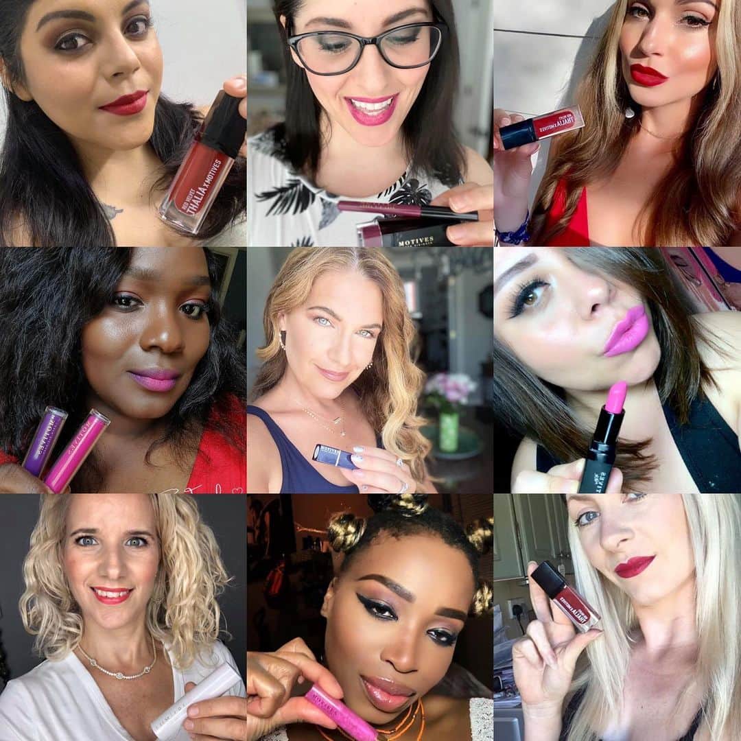Motives Cosmeticsさんのインスタグラム写真 - (Motives CosmeticsInstagram)「Celebrating #NationalLipstickDay 💄 with our lovely Beauty Advisors.    What is your favorite Motives lipstick & how does it make you feel? . . . . . #motivescosmetics #motives #makeup #beauty #makeupartist #mua #girlboss #entrepreneur #beyourownboss #everydaymakeup #naturalmakeup #everydaybeauty #beautywithbenefits #beautyexperts #nofitlerneeded #nofilter  #lipstick」7月30日 4時04分 - motivescosmetics