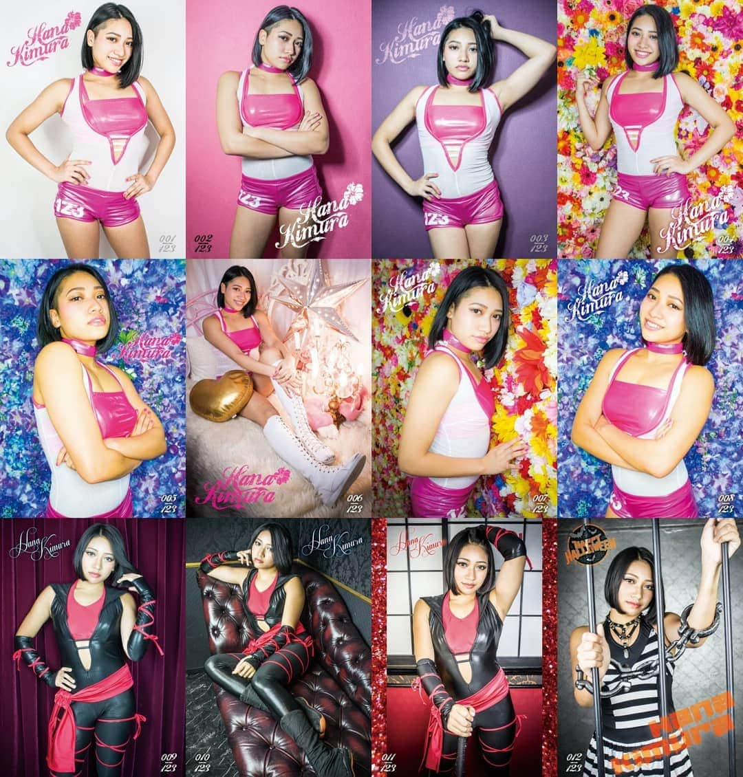 ハナキムラファンのインスタグラム：「Shortly after Hana's passing, portrait photographer Hako shared these photos on his Twitter account, hakofac. They chart Hana's career from her rookie year to shortly after her return from Mexico. This first set is from 2016, Hana's first year in wrestling. . . #hanakimura #木村花 #tokyocybersquad #tcs #oedotai」