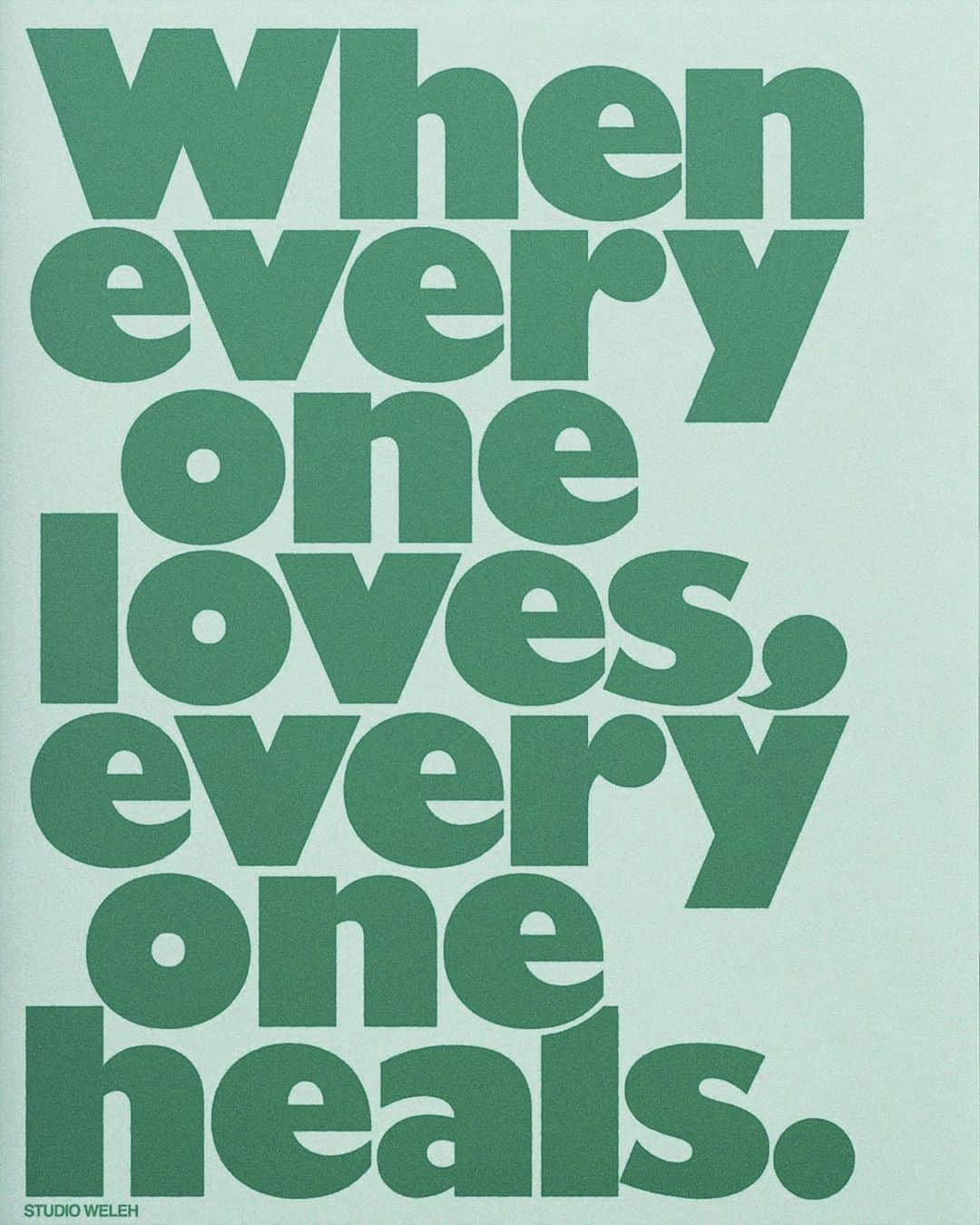 ナタリア・コルドバ・バックリーのインスタグラム：「and when everyone heals, everyone loves. Start wherever you’d like but...  heal so we may love,  or,  love so we may heal.  Los amo...🤍.  Via @subliming.jpg Amended art @weleh_ca」