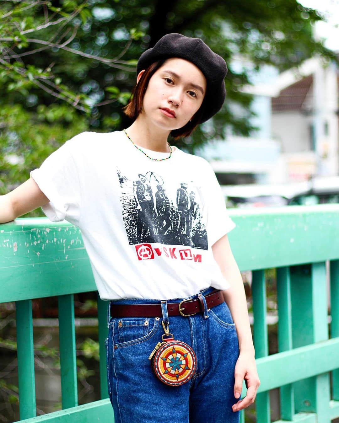 Fashionsnap.comさんのインスタグラム写真 - (Fashionsnap.comInstagram)「【#スナップ_fs】 Name 美衣 T-Shirt #used Pants #Levis Shoes #DrMartens Hat #used Coin purse #blackmeans  #fashionsnap #fashionsnap_women」7月30日 11時42分 - fashionsnapcom