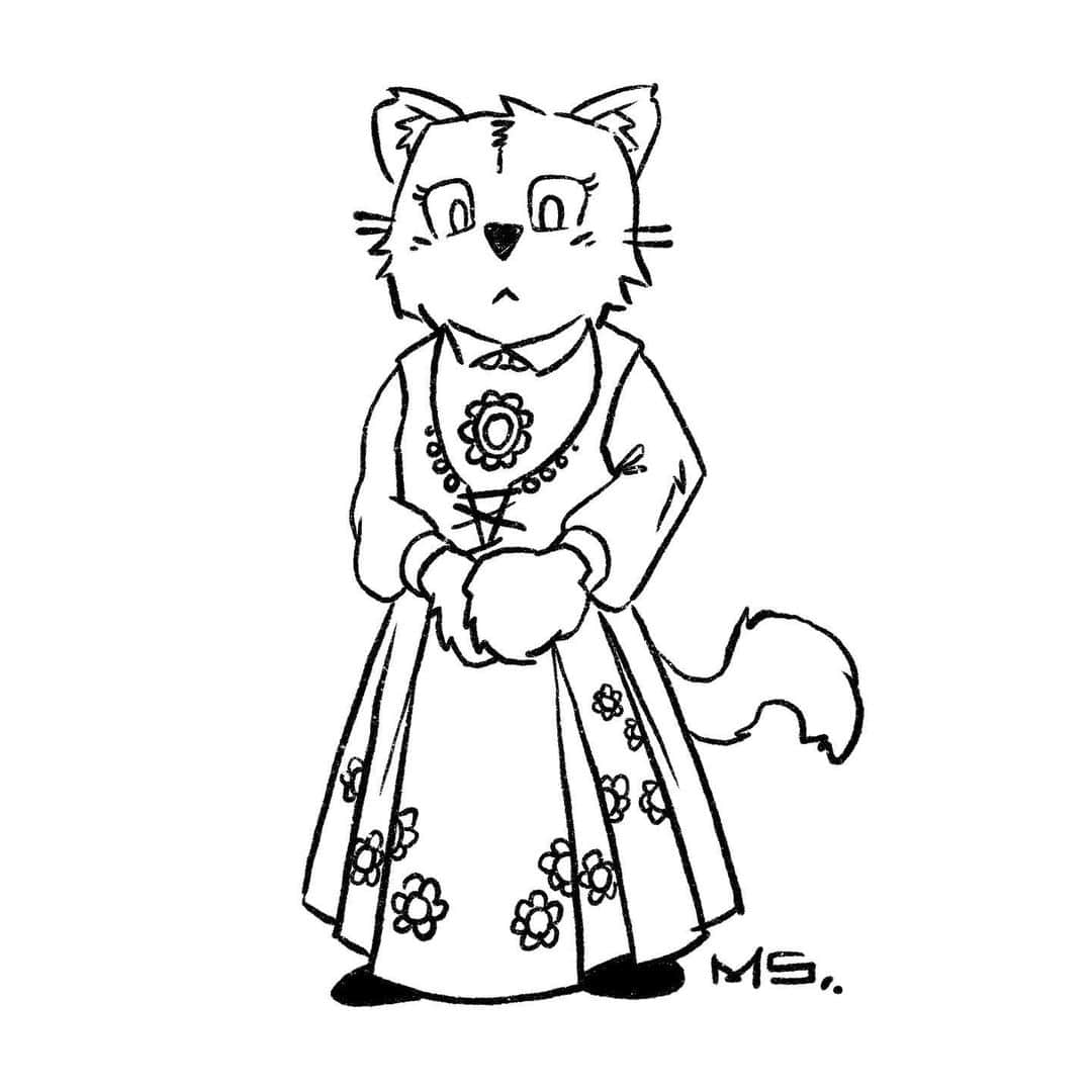 マイク・シノダのインスタグラム：「Drawings from Twitch today. Have fun coloring :)」