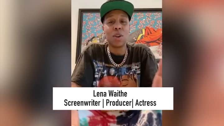 ワイクリフ・ジョンのインスタグラム：「Date Night!!! You Hear it Straight from Lena! See your in 2 hours.  8PM EST on my IG Live.  Doing it for #TheChi @lenawaithe @kiesh.work @beerbottles_chainsaws @shothechi @maddisays」