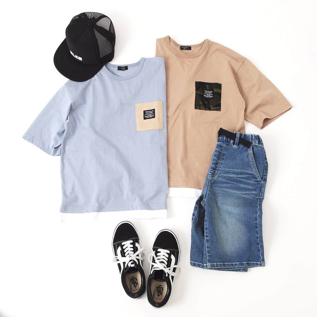 GLAZOSのインスタグラム：「. #new items！ 本日新作入荷しております◎ . もうすぐ8月☀️ . もう夏休みのところも、 もうすぐ夏休みのところも☺️ . 気持ち新たに 新しい服で夏を楽しみましょう〜♩ . . ぜひサイトの方チェックしてみてください★ . . . #glazos #kidsootd #kidsfashion #kidscoordinate #kidsfashion #kids #mensfashion #mensstyle #boy #おそろいコーデ #兄弟 #小学生コーデ #小学生男子 #おでかけコーデ #中学生男子 #小5 #小6 #キッズファッション #男の子ママ #男子 #小学生 #新作 #AW #wear #半袖 #ハーフパンツ」