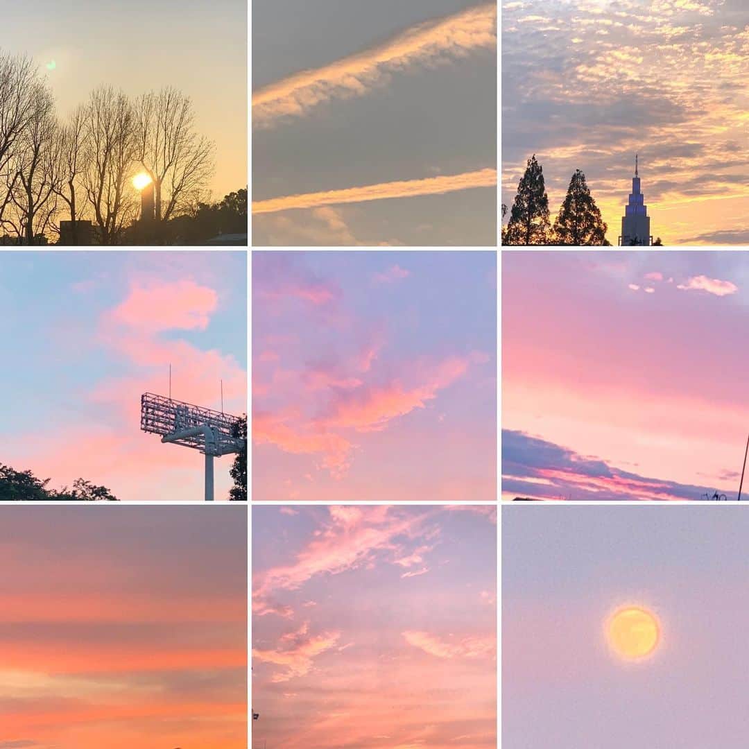 いかりさとみさんのインスタグラム写真 - (いかりさとみInstagram)「.  いろんな日の帰り道  　  #oneday#evening #sky #sunset #pink #purple #moon #nature #tokyo」7月30日 20時39分 - satomi_ikari