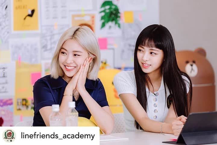 LINE FRIENDSさんのインスタグラム写真 - (LINE FRIENDSInstagram)「Posted @withregram • @linefriends_academy The vibe is just so wholesome here... 🥰 ⠀ #ITZY #MIDZY #LINEFRIENDS #BROWN #CreativeAcademy #Lifelongfriends #Yeji #Lia #Ryujin #Chaeryeong #Yuna」7月30日 12時03分 - linefriends