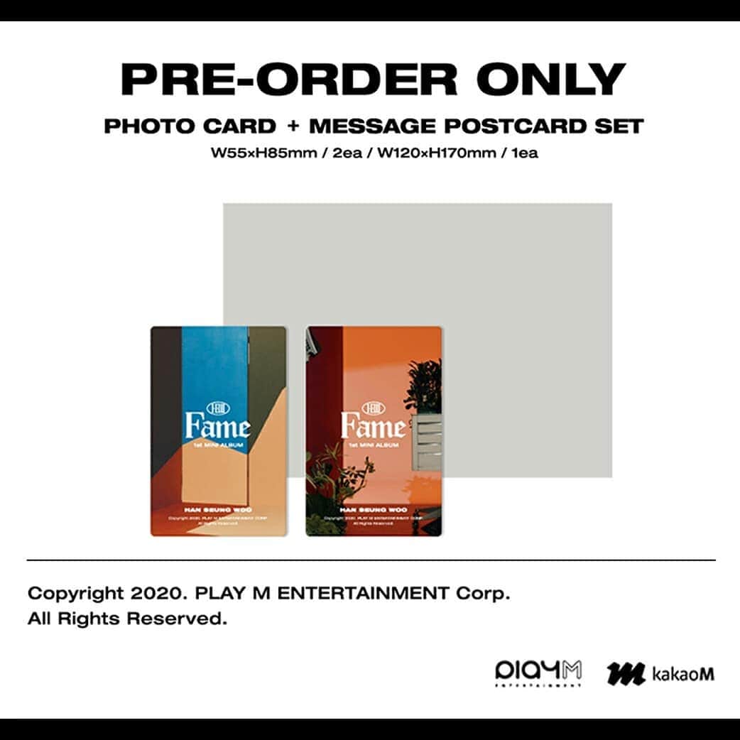 Victonさんのインスタグラム写真 - (VictonInstagram)「[#한승우] HAN SEUNG WOO 1st Mini Album [Fame] Album Preview (HAN / SEUNG / WOO ver.)  💿 Album Pre-Order 2020.07.30 14:00 Open 👀✋🏻💜  #VICTON #승우 #SEUNGWOO #Fame」7月30日 12時00分 - victon1109