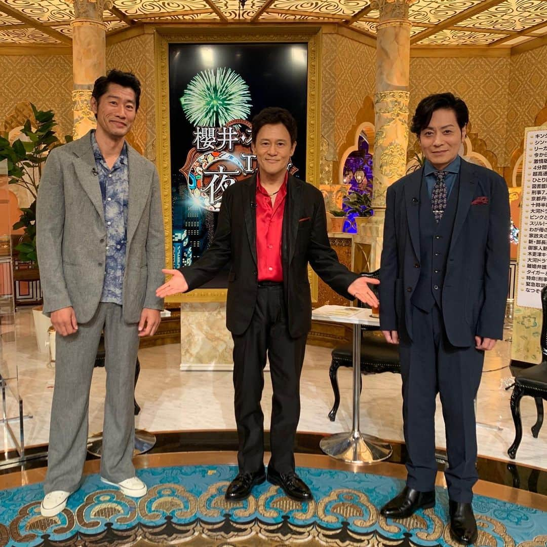 平山祐介さんのインスタグラム写真 - (平山祐介Instagram)「櫻井・有吉THE夜会  橋本じゅんさん、山崎銀之丞さんと 今夜10時からどえす  #櫻井有吉the夜会  #櫻井翔  #有吉弘行  #橋本じゅん  #山崎銀之丞  #tbs #木曜日 #よる10時 #平山祐介  #yusukehirayama」7月30日 12時26分 - yusukehirayama_